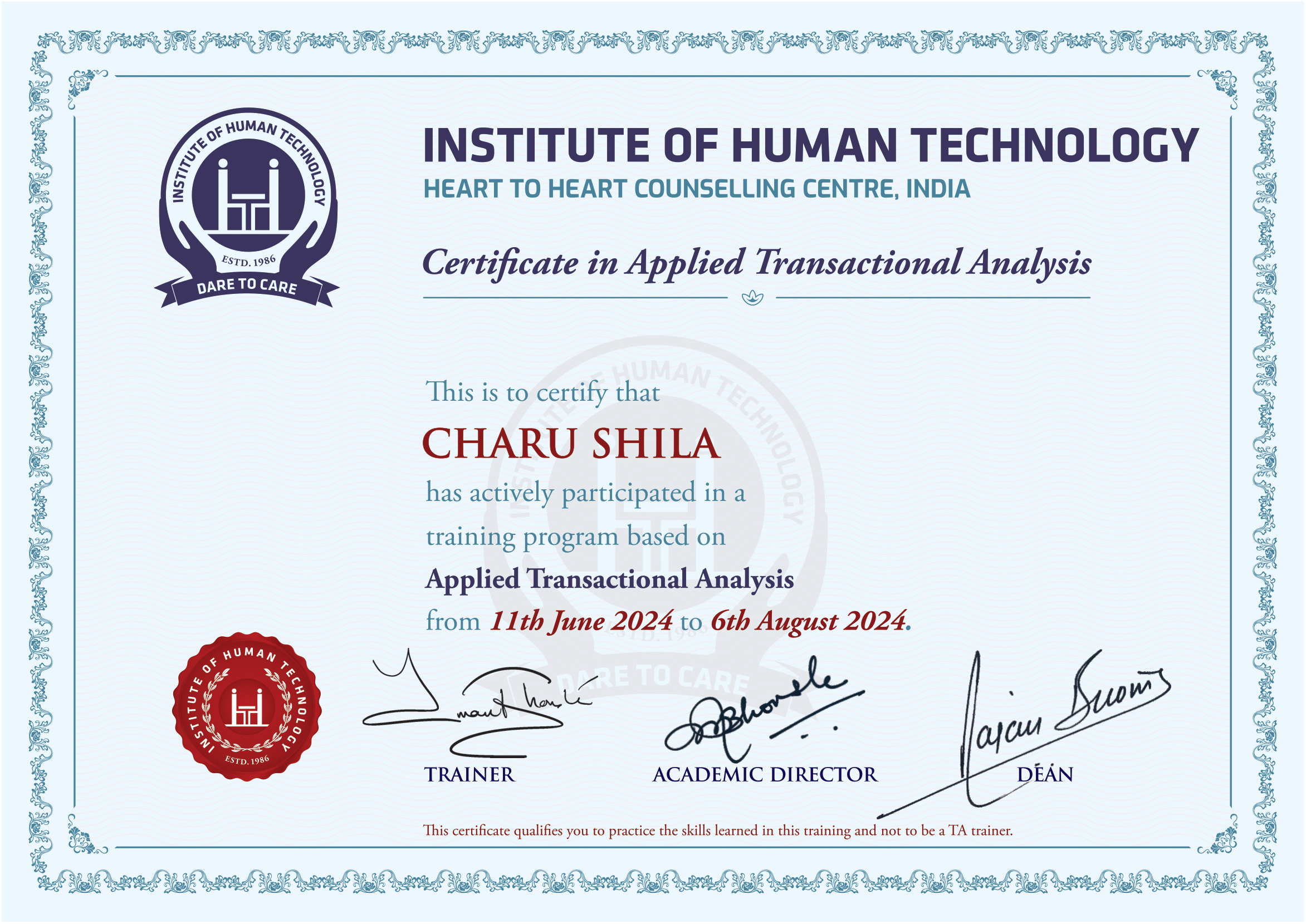 Certificate 3